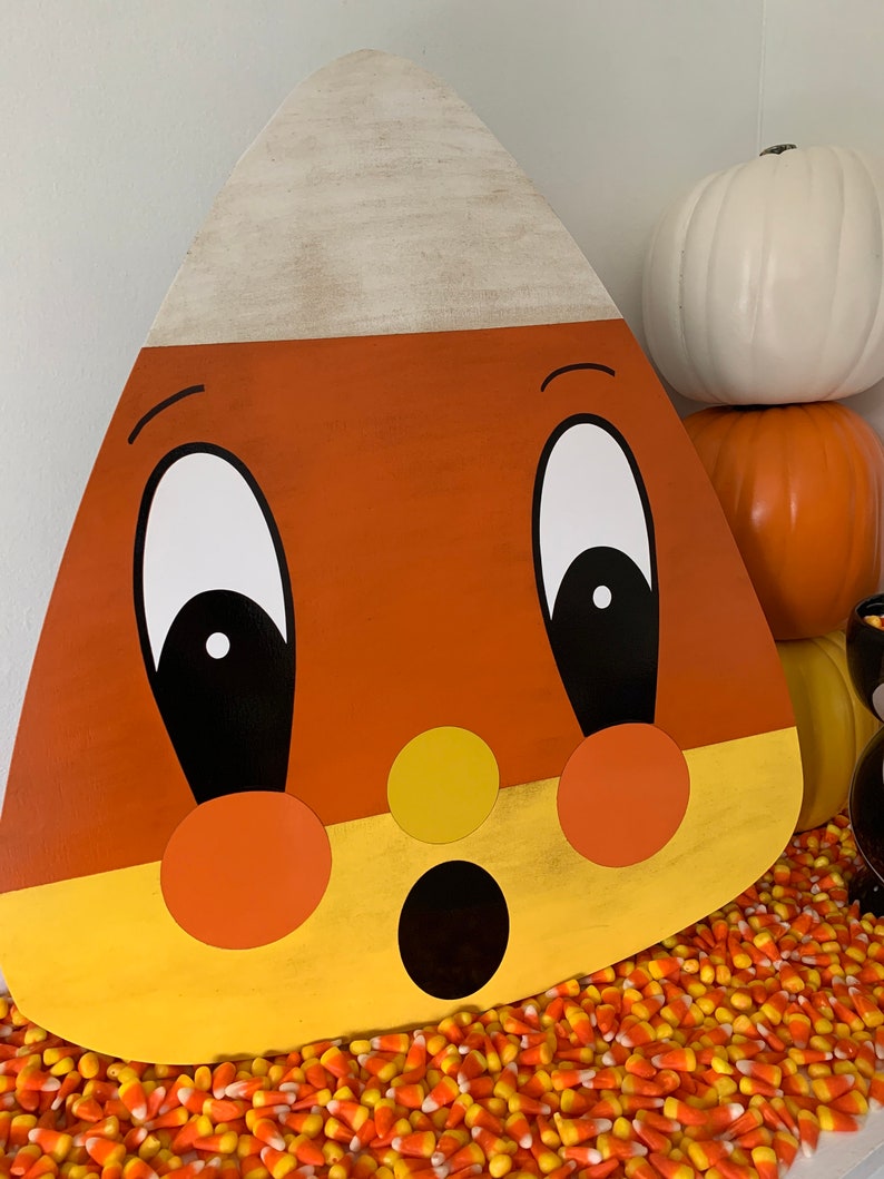 Johanna Parker Candy Corn Large 24 Display Piece | Etsy