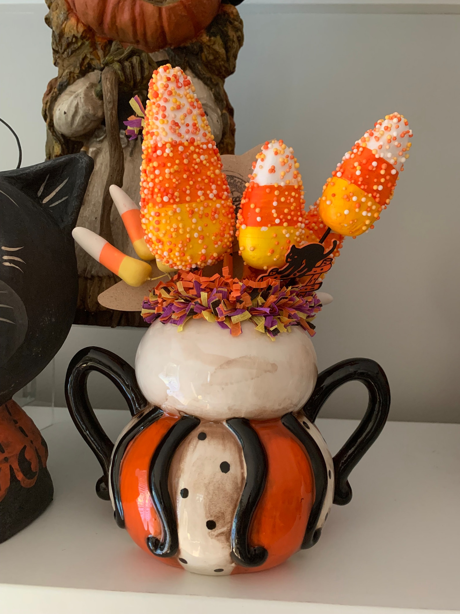 Johanna Parker Filled Halloween Spider Mug Halloween Decor Etsy