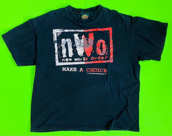 Vintage 1998 WCW NWO wrestling shirt size xl