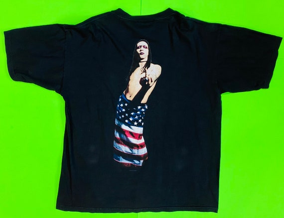 Vintage 1997 Marilyn Manson Hello shirt size Xl