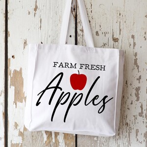 Farm Fresh Apples SVG-Apple Sign Svg-Apple Svg-Fall Svg clip art cut files for Cricut & Silhouette