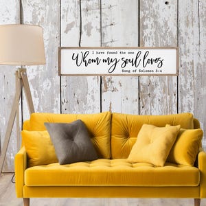 He encontrado a aquel a quien ama mi alma SVG-Cantar de los Cantares Signo-San Valentín Svg-Versículo bíblico Svg-Dormitorio Svg-Boda en la granja Svg-Amor Svg
