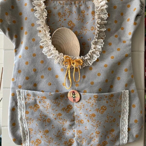 Porta oggetti in cotone handmade