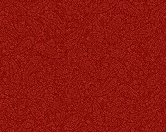 Victory Garden -    Burgundy Vintange Paisley CD2113-BURGUNDY    Timeless Treasures Fabric by the yard or choose length