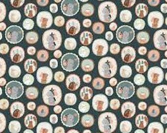 Country Mouse - Portrait Gallery Carbon - 1636 - Dear Stella Fabric by the yard or choose length