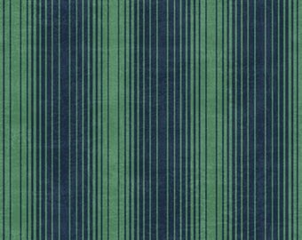 Dance at Dusk Green Fan Stripes R470852 0114 by the yard or choose length