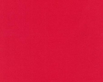 Kona Sheen - Foil Radiant Red  Foil Radiant Red K106-RADIANTRED  - Robert Kaufman Fabric by the yard or choose length Sparkle