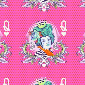 Tula Pink Curiouser THE RED QUEEN  PWTP160 Daydream Free Spirit Fabric by the Yard or choose