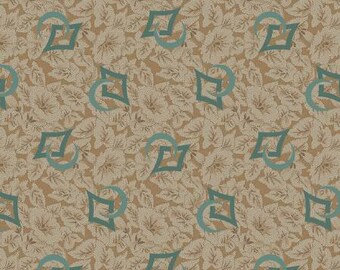 Cedar Shake by Dolores Smith -R540971 0154 Teal Timberline Cotton Fabric by the yard or choose length