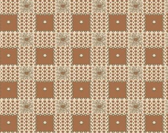 Cedar Shake by Dolores Smith - R540968 0129 Brick Metal Tiles Cotton Fabric by the yard or choose length