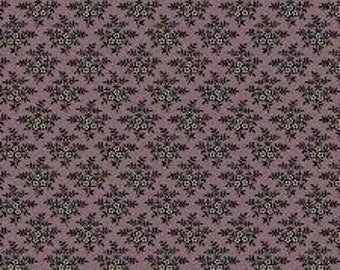 Plumberry by Pam Buda for Marcus Fabric -Plum Blossoms Purple R170927 0137  Cotton Fabric by the yard or choose length