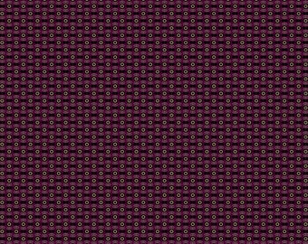 Plumberry by Pam Buda for Marcus Fabric r170926 0136 Picking Berries Purple Cotton Fabric by the yard or choose length