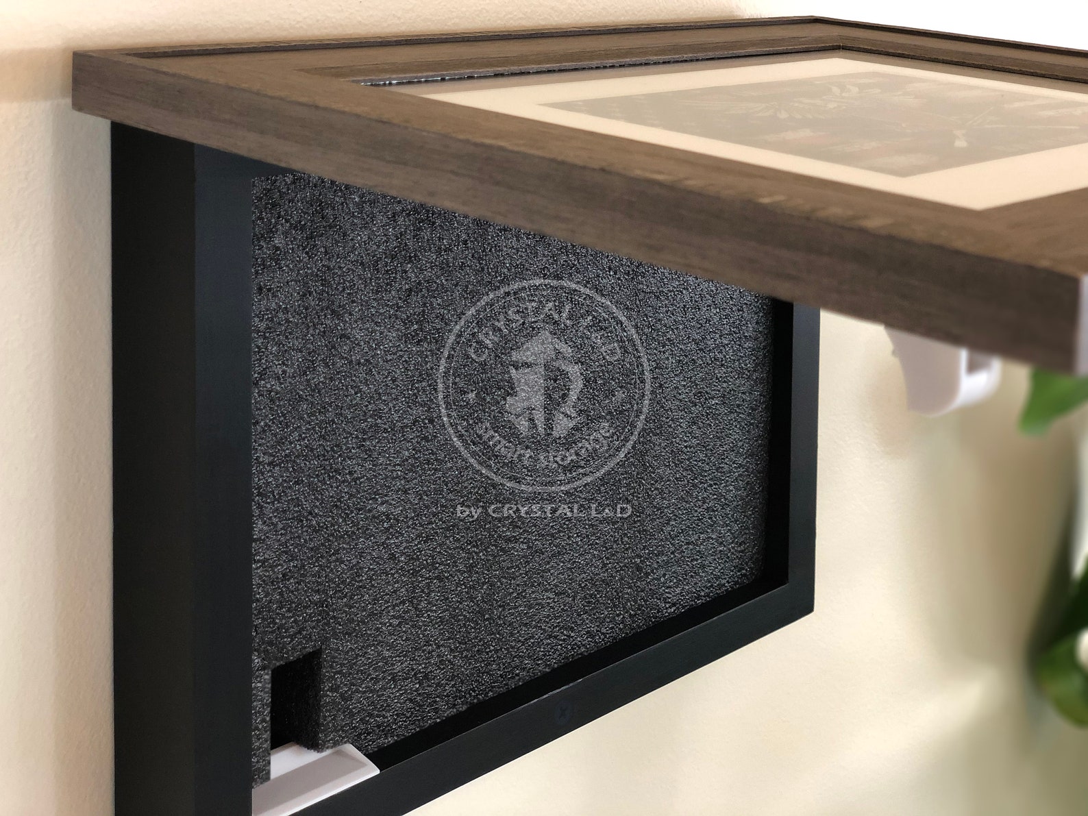 Hidden Storage Photo Frame for Gun and Valuables. Hidden Gun Storage