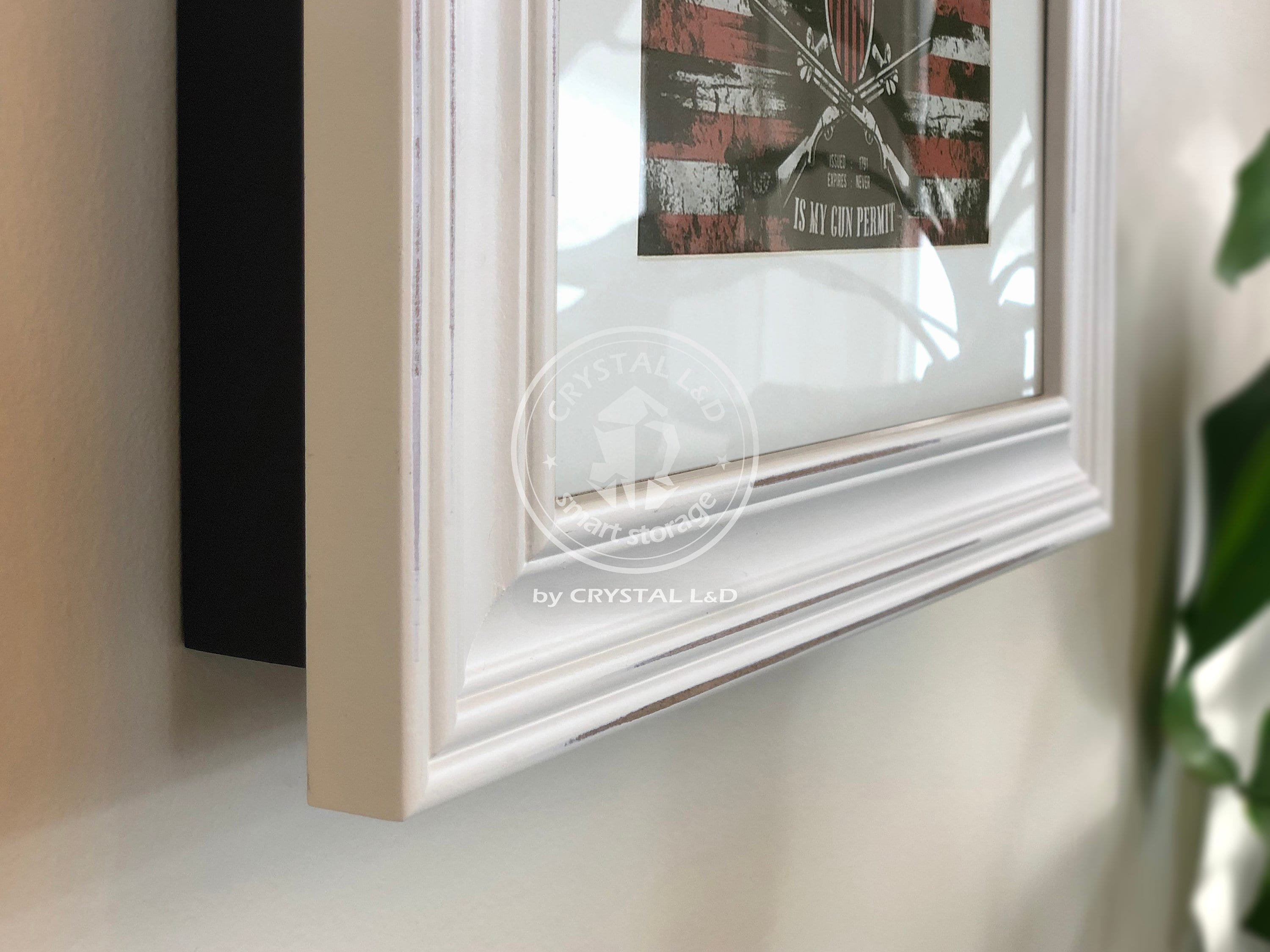 Hidden Storage Photo Frame for Gun and Valuables. Hidden Gun Etsy