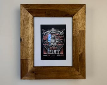 Concealment Picture Frame with RFID | Hidden Gun Concealment | Gun Storage | Hidden Storage | Photo Frame for Gun & Valuables *PLANK.