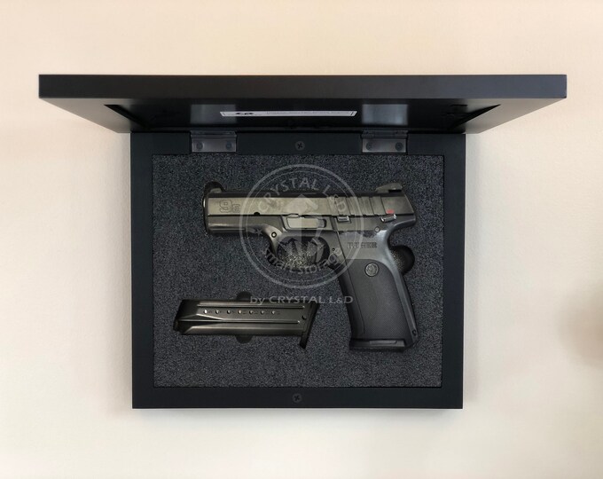 Hidden Storage Photo Frame for Gun and Valuables. Hidden Gun Storage