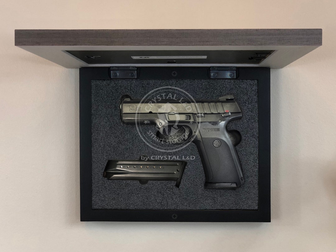 Hidden Storage Photo Frame for Gun and Valuables. Hidden Gun Storage