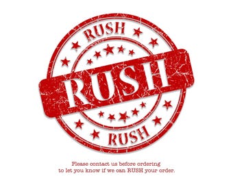 Rush my Order Upgrade