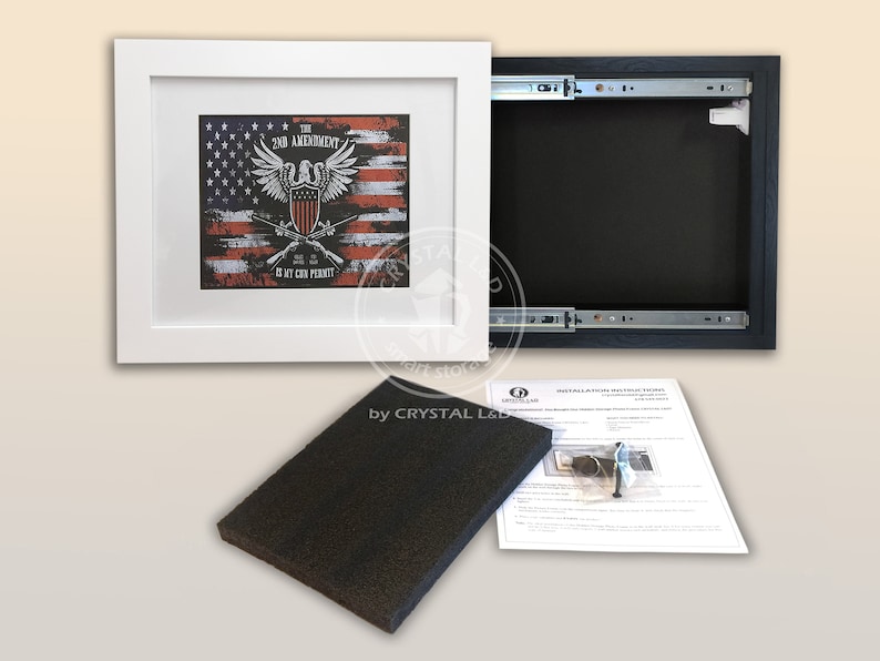 Hidden Storage Photo Frame for Gun and Valuables 17 In. X 14 Etsy