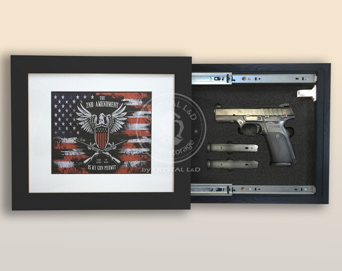 Hidden Storage Photo Frame for Gun and Valuables 17in X 14in Etsy