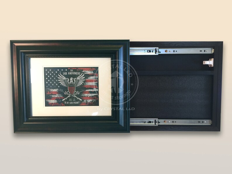 Hidden Storage Photo Frame for Gun and Valuables 20 In. X 17 Etsy