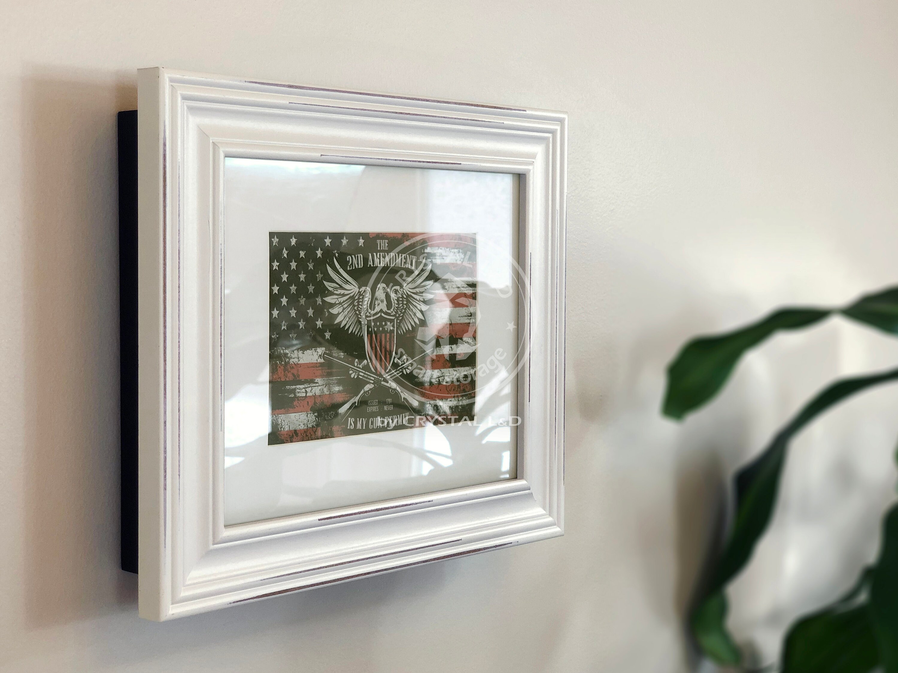 Hidden Storage Photo Frame for Gun and Valuables. Hidden Gun Etsy