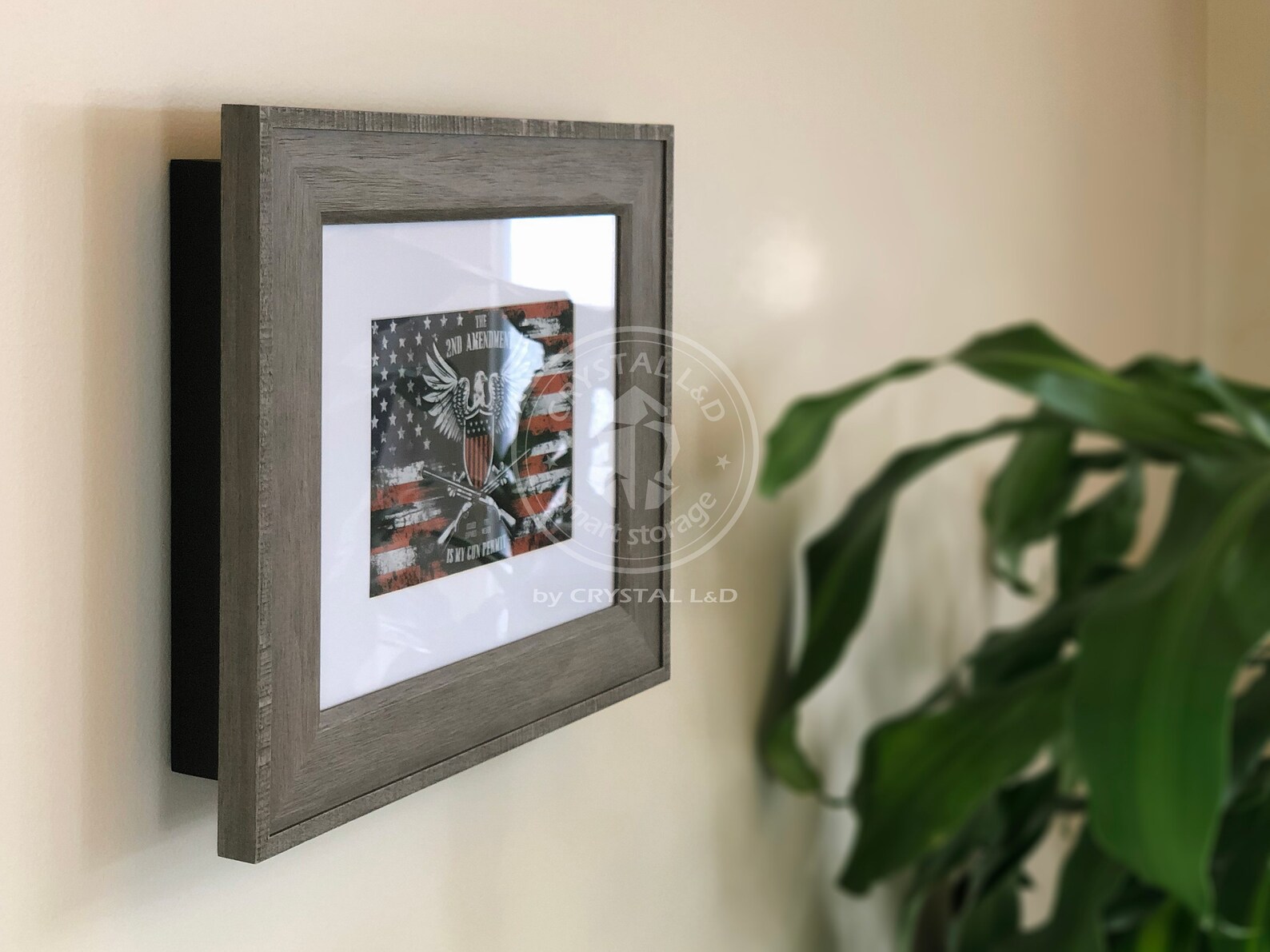 Hidden Storage Photo Frame for Gun and Valuables. Hidden Gun Etsy