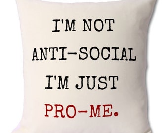 introvert,funny cushion,anti social social club,antisocial social club,antisocial,assc,anti-social,anti-social gift,antisocial gifts