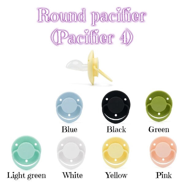 Little space Round adult pacifier (Pacifier 4)