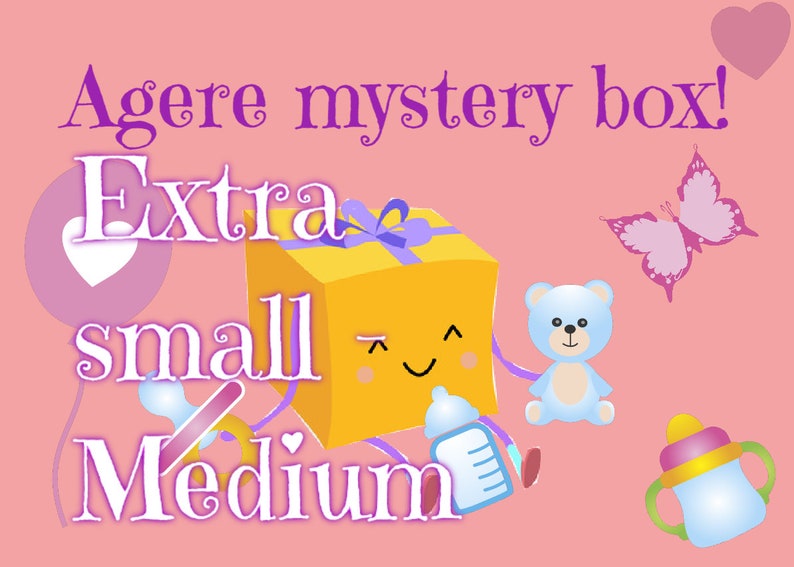 Small - Medium AGERE LITTLE SPACE mystery box | Age regression mystery box 