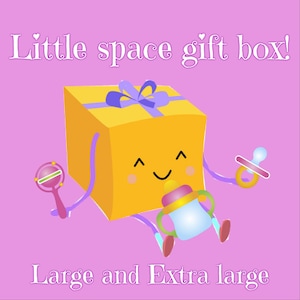 Groß - Ex große LITTLE SPACE Geschenkbox | Altersrückfall Geschenkbox
