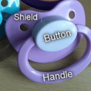 Mix and match BUILD YOUR OWN adult pacifier zdjęcie 3