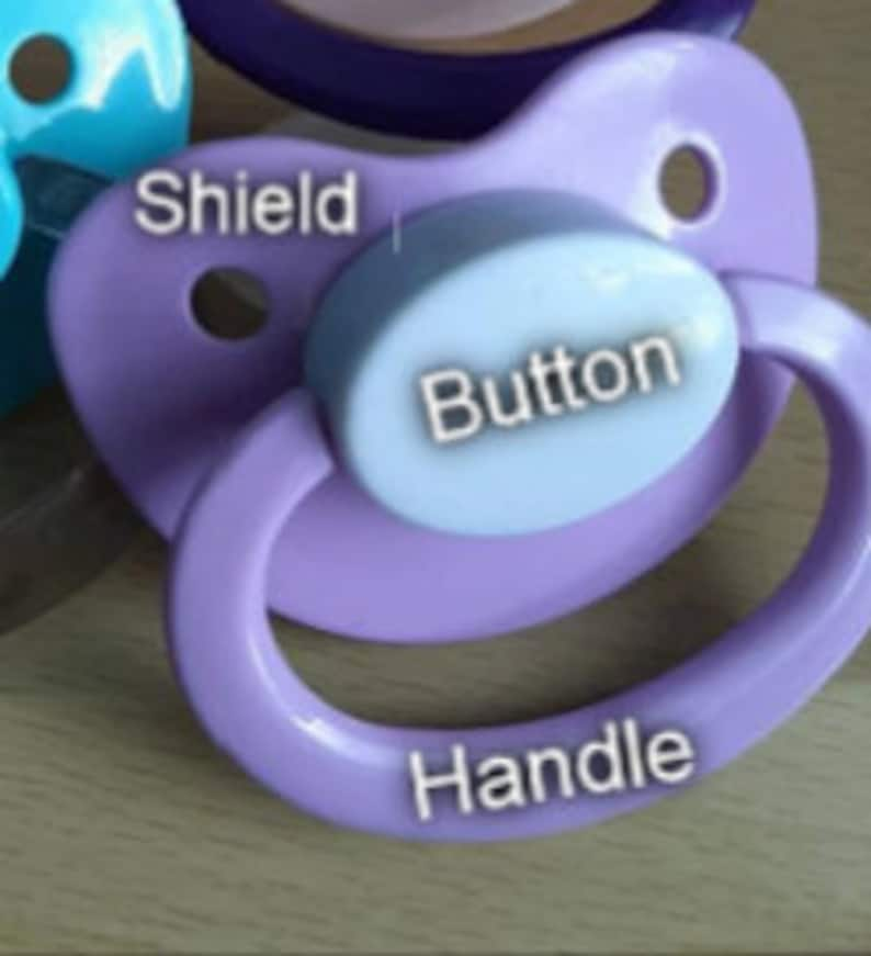 Mix and match BUILD YOUR OWN adult pacifier zdjęcie 3