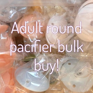 ¡Compre chupetes redondos para adultos! 15, 25, 50, 100