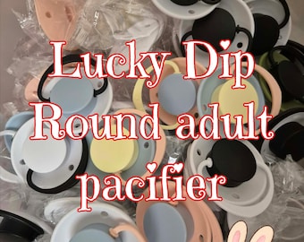 Mixed round adult pacifier - Lucky dip!