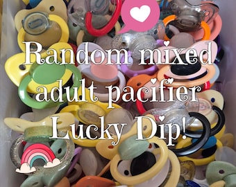 Random mixed adult pacifier - Lucky dip!