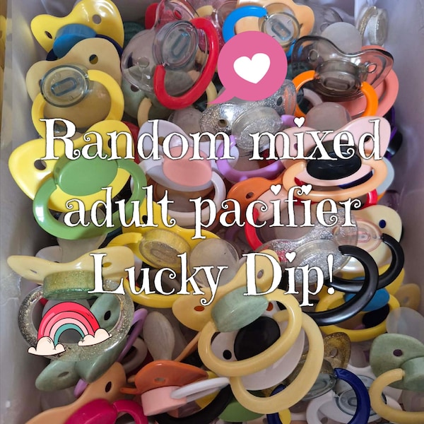 Random mixed adult pacifier - Lucky dip!