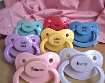 Customisable nickname little space adult pacifier!