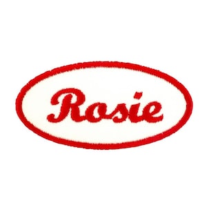 Rosie The Riveter Name Patch For Costumes - Iron On Or Sew On!