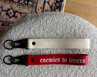 Enemies To Lovers Keychain Lanyard , Dark Romance Mafia