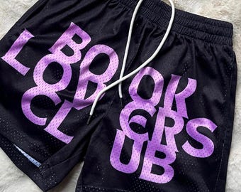 BOOK SWIM SHORTS pool coverup | reader, reading, bookish, booktok |