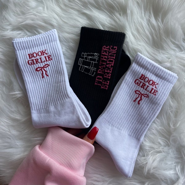Bookish Socks Etsy