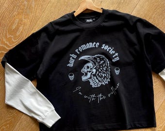 Dark Romance Society Jumper | Booktok Unisex Cotton Sweatshirt