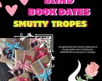 SMUTTY Blind Date mit einem Buch | Romanze | Dezent | Smut Bücher Geschenke für Bücherwürmer | Fantasie Papa | Bücherwurm Geschenke | Roman | Lektüre | würzig