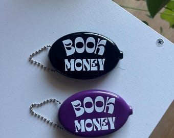 book money rubber retro coin purse bag charm