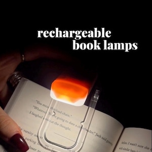 Slim Rechargeable Book Light: Portable Reading Lamp