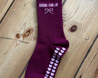 Book Girlie Pilates Socks: Bookish Reading Accessory