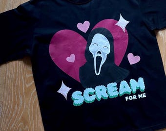 LIGHTS OUT SCREAM Bamboo Cotton Oversized Tee - Bookish Clothing