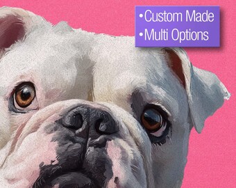 Wählen Sie ein Bulldogge Sweatshirt für englische Bulldogge Person Hund Mama Shirt Bully Liebhaber großer Hund Shirt Original personalisierte Unisex Geschenk für Freund