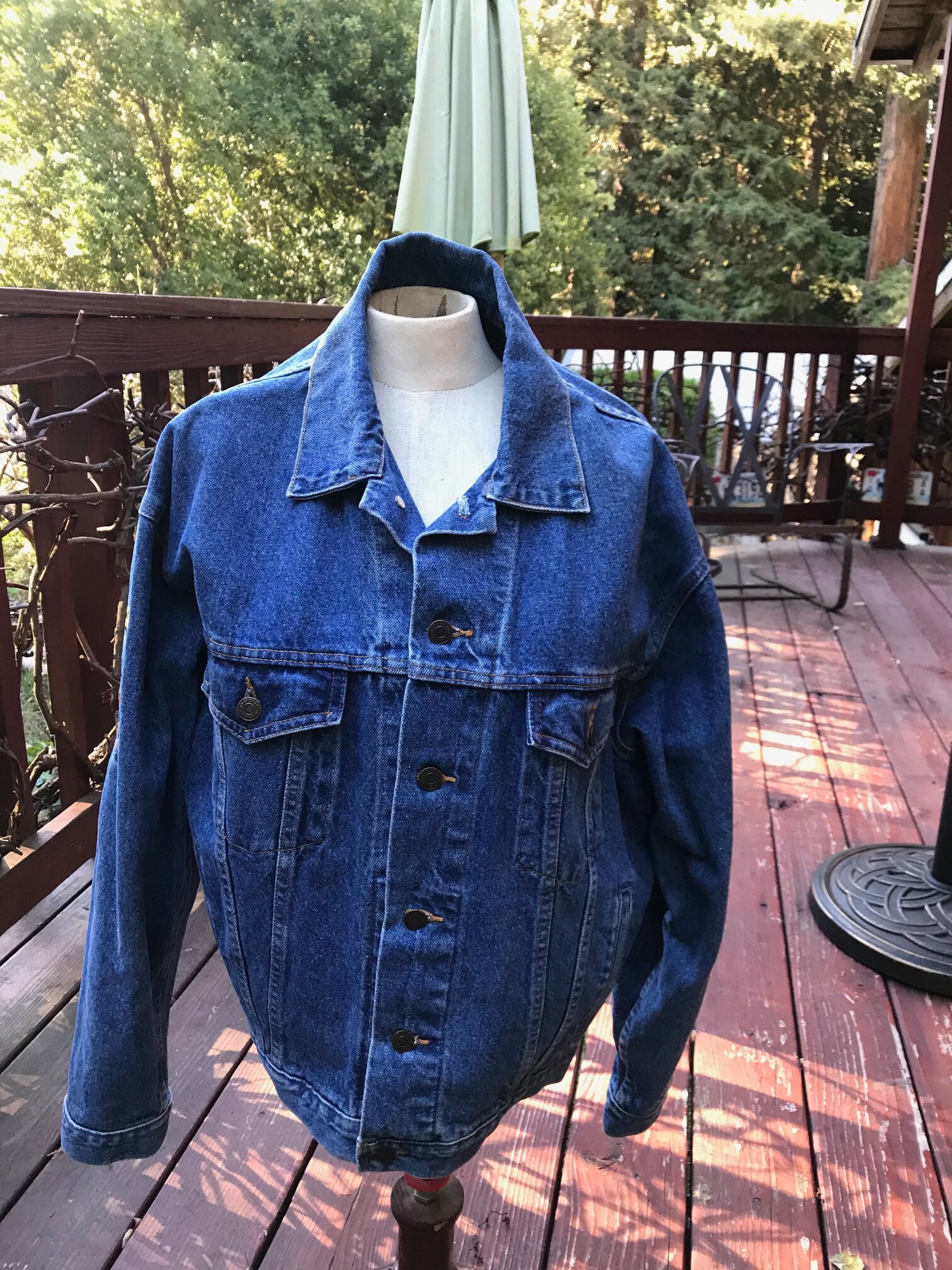 Vintage 1996 Crash Bandicoot Denim Jacket, Sony Playstation Launch 
